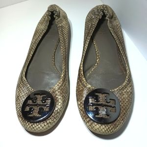 Tory Burch - Animal Print Flats - Size 8